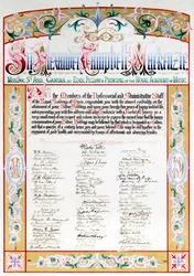 Citation et adresse à Sir Alexander Mackenzie